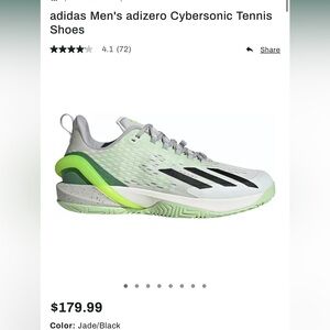 Adidas Men's adizero Cybersonic Tennis Shoes